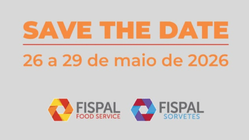 O ponto de encontro do food service já tem data marcada: Fispal 2026 — de 26 a 29 de maio, no Distrito Anhembi.