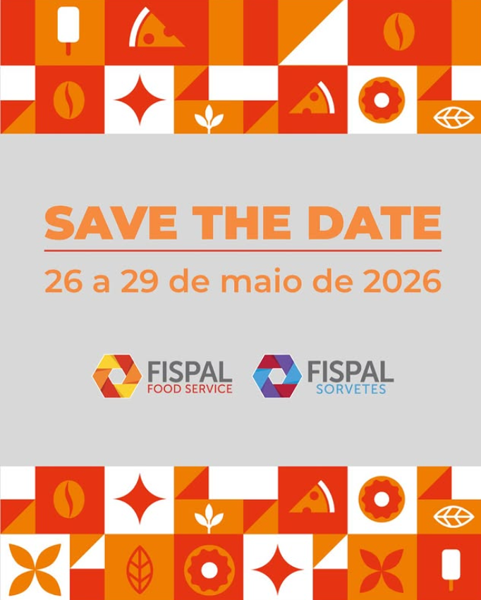 O ponto de encontro do food service já tem data marcada: Fispal 2026 — de 26 a 29 de maio, no Distrito Anhembi.
